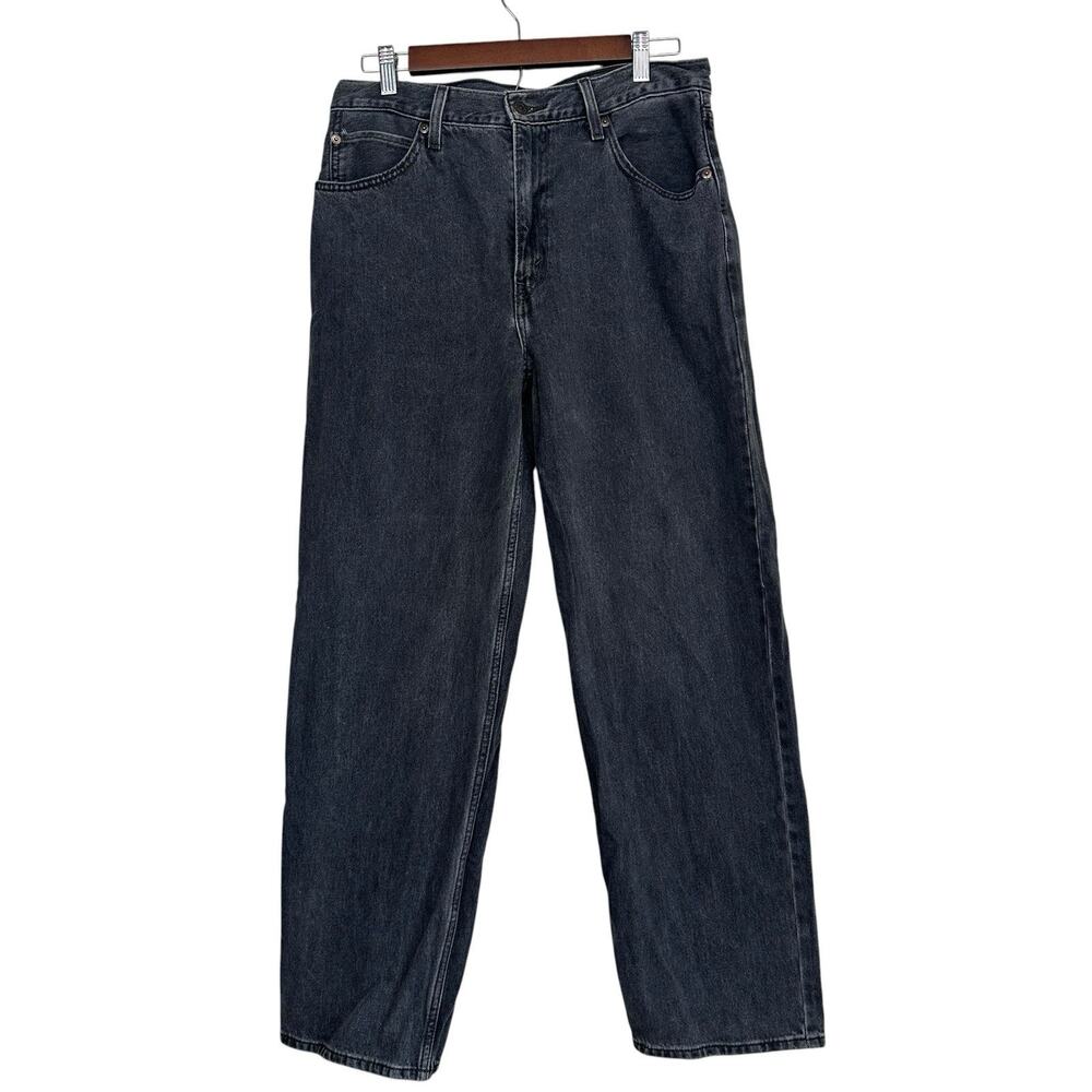 Levi’s Women's Premium Dad Jean Washed Black Relaxed Straight Leg Denim 29 × 30